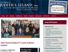 Tablet Screenshot of disabilitylawfirm.com